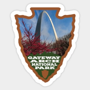 Gateway Arch National Park arrowhead Sticker